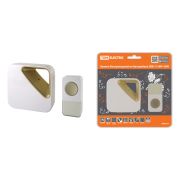 Звонок беспроводной на батарейках ЗББ-11/М4-36М (36 мелодий, кнопка IP44, 2х1,5В АА, многокодовый) TDM