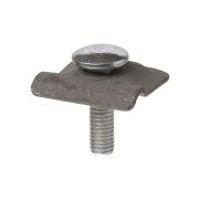 Держатель прижимной для металлических оснований 30х30 мм, М8, для прута Ø6-10 мм, термодиффузия (упак. 1 шт.) TDM