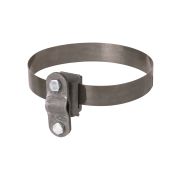 Держатель хомут Ø10-100 мм, для прута Ø6-10 мм, стальной зажим термодиффузия (упак.1 шт.) TDM