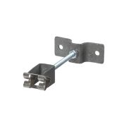 Держатель для гориз. и верт. поверхностей, стальной фиксатор для прута Ø8 мм, высота со шпилькой 100 мм, гор. цинк. (упак. 1 шт.) TDM