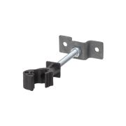 Держатель для гориз. и верт. поверхностей, полимерный фиксатор с защелкой для прута Ø8-10 мм, высота со шпилькой 100 мм, гор. цинк. (упак. 1 шт.) TDM