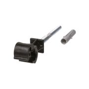 Держатель шпилька-саморез длина 200 мм, полимерный фиксатор с защелкой для прута Ø8-10 мм, гор. цинк. (упак. 1 шт.) TDM