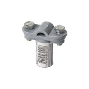 Держатель для гориз. и верт. поверхностей полимерный 2-х болтовой высота 45 мм, для прута Ø6-10 мм (упак. 1 шт.) TDM