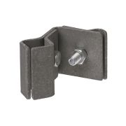 Держатель фальцевый стальной зажим 45х60 мм для прута Ø6-10 мм, гор.цинк (упак. 1 шт.) TDM