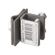 Держатель фальцевый стальной зажим с 2-х болтовым креплением для прута Ø6-10 мм, гор. цинк. (упак. 1 шт.) TDM