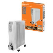 Масляный обогреватель МО-11, 2500 Вт, 11 секций, регул. мощн. (850/1650/2500 Вт), термостат, TDM