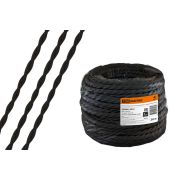 Ретро провод «Эко» 2х2,5 витой ГОСТ черный (20м) TDM