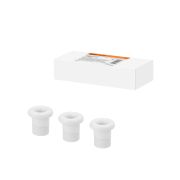 Керамический проходной изолятор для провода белый (10шт) TDM