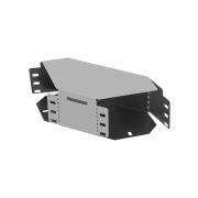 Поворот на 90 град. горизонтальный 100х150 мм TDM