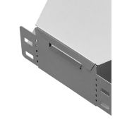 Поворот на 45 град. горизонтальный 80х100 мм TDM