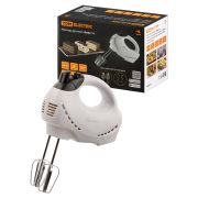 Миксер ручной «Зевс 1», 200 Вт, 5 скоростей, режим «Турбо», 2 комплекта насадок, белый, TDM