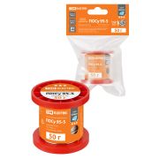 Припой ПОСу 95-5, проволока, ГОСТ 21931-76, Ø1 мм, 50 г, катушка, инд. упак., «Алмаз» TDM