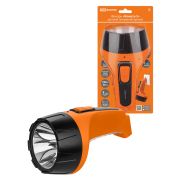 Фонарь «Комета 5» ручной аккумуляторный,  2 Вт 1 светодиод+10 SMD, 0,7 А*ч 230 В вилка, TDM