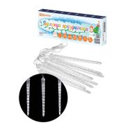 Гирлянда светодиодная «Сосульки фигурные» 2,1 м, 176LED, 8 шт, падающий белый свет, 250 В, IP44, TDM