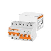 Автоматический выключатель с механической блокировкой (байпас) ВА47-29Б 3Р+3Р 20А 4,5кА х-ка C TDM