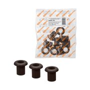 Изолятор проходной пластиковый коричневый (10 шт) TDM