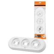 Рамка 3-х постовая белая «Виви» TDM