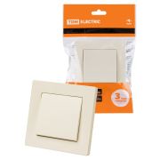 Выключатель 1 кл. 10А сл. кость «Сенеж» TDM