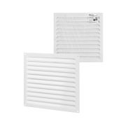 Решетка металл. усиленная 300х300, белая, с покрытием полимерной эмалью, TDM