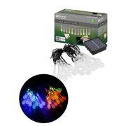 Гирлянда ССГ-148 «Капли» на солнечной батарее, 2.7 м, 20 LED, многоцветный, IP54, TDM