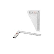 Угольник столярный 300 мм алюминиевый, усиленный, облегченная рукоятка, «Рубин» TDM