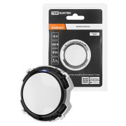 Выключатель 1-кл. 16А 250В кнопочный механизм белый, «Байкал» TDM