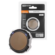 Выключатель 1-кл. 16А 250В кнопочный механизм бронза, «Байкал» TDM