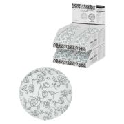 Светильник декоративный СД 1*60 Вт, E27, D250 мм, круг, Сатин, Народный