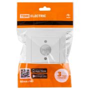 Выключатель с датчиком движения 1А белый «Лама» TDM