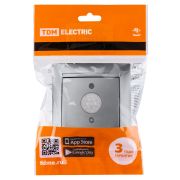 Выключатель с датчиком движения 1А серебр.металлик «Лама» TDM