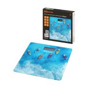 Весы электронные напольные «Море», стекло, деление 0,01 кг, макс. 180 кг, 28х28 см, TDM