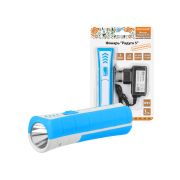 Фонарь «Радуга 5»  аккум., 1 Вт SMD + 5 SMD, 28 лм, Li-Ion 2,8 А*ч, 230 В, голубой, Народная