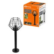 Светильник садово-парковый «Доминго» 1х60 Вт, столб, H500 мм, металл, черный, Е27, TDM