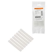 Набор трубок термоусаживаемых, не поддерживающих горение, клеевых, длиной 10 см ТТк(3:1) «Моноцвет, прозрачный 9,5/3,0 TDM»