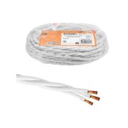 Ретро провод «Эко» 3х2,5 витой ГОСТ белый (10м) TDM