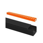 Кабель-канал 25х25 (2 м) чёрный TDM