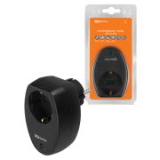 Сетевой фильтр 1 гнездо 2П+З с з/ш 16А 250В черный TDM