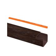 Кабель-канал 25х25 (4 шт по 2 м) «ЭКО» 3D венге (розн.упак.) TDM