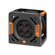 Удлинитель силовой на катушке ЛЮКС УКз16-004 (4 места/30м ПВС 3х1,5) TDM УС1-43131 (УС1 430 1101)