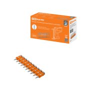 Гвозди по бетону для монтажного пистолета, 3х19 мм, тип CN, Bullet type, MG, 1000 шт, «Алмаз» TDM