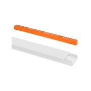 Кабель-канал 20х10 (9 шт по 1 м) белый (розн.упак.) TDM