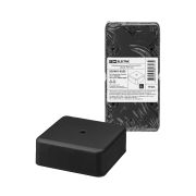 Коробка распаячная КР 75х75х28 ОП черная IP40 TDM