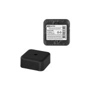 Коробка распаячная КР 50х50х20 ОП черная, IP40, инд. штрихкод TDM