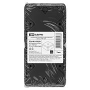 Коробка распаячная КР 100х100х44 ОП черная IP40 TDM
