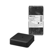 Коробка распаячная КР 75х75х20 ОП черная IP40 TDM