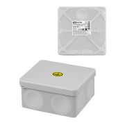 Коробка уравнивания потенциалов (КУП) двухкомпонентная ОП 100х100х50 мм, шина 6х9, 8 групп, IP66, инд. штрихкод TDM