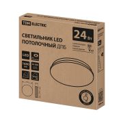 Светильник LED потолочный ДПБ 01, 24 Вт, 6000 К, Классика, TDM